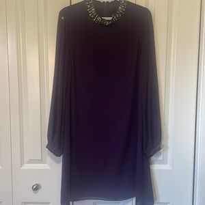Vince Camuto Deep Purple Dress